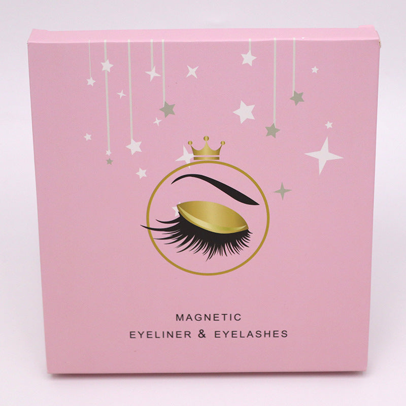 Ensemble de cils magnétiques et eye-liner longue durée