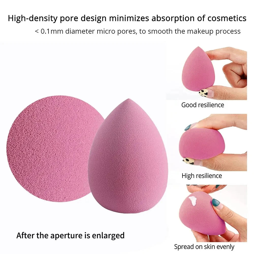 4Pcs Makeup Sponge Set Face Beauty Powde Beauty Egg Foundation Sponges Cosmetic Puff Women Make up Accessories Beauty Tools